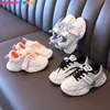 Jesień Dzieci Buty Sportowe Oddychające Mesh Boys Casual Soft Girls Sneakers Baby Toddler Dzieci 210713