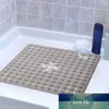 Kleurrijke douchemen Mats vierkante plastic antislip badkamer mat met afvoer gaten anti-schimmel machine wasbare badmat voor hotel fabriek prijs expert ontwerpkwaliteit
