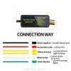 1.2M Car Rear Trunk Fanale posteriore Dynamic Streamer Illuminazione Indicatori di direzione Reverse Warning Lamp Car Floating LED Strip 4-funzione 12V