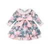 Kleinkind Baby Mdchen Blume Tutu Kleid Prinzessin Party Kleider Kleidung Herbst Q0716