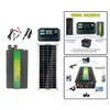 30W RV Boat Solar Panels Kit with Charge Controller Solar Inverter for Home Boat 60A 100A Portable Power Generator Car