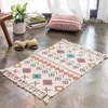 Cotton Rug Modern Nordic Geometric Area Carpet Home Tapetes Living Room Decoration Floor Mat Door Mats Rugs el Decor 60x90cm 211124