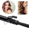 Curling Ferro com Tourmaline Cerâmica de Revestimento Cabelo Curling Varinha Com Anti-escaldante Dica Isolada Cabelo Salão Curler Waver Maker 211224