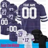 Custom Kansas State Wildcats #0 Briley Moore #4 Malik Knowles #13 Chabastin Taylor #22 Deuce Vaughn Jerseys