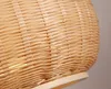 Simple Rattan Art Wall Lamp Woonkamer Slaapkamer Villa Corridor Trap Courtyard Lighting Modern Japans LED-licht