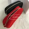 18X12X5CM2021 new fashion Borsa con cerniera nera o rossa elegante C regalo beauty cosmetic case makeup organizer bag confezione regalo bella borsa fai da te