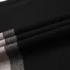 Mode High End Designer Brand Mens Sticka Black Wool Pullover Sweater Crew Neck Autum Vinter Casual Jumper Kläder 220105