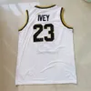 WSK NCAA College Purdue Boilermakers Basketball Jersey Jaden Ivey White Size S-3XL все сшитые вышивка