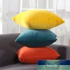 Caso de almofada de veludo Capa de almofada 45x45 Nordic sofá escritório cintura almofadas de cabeceira grandes travesseiros de encosto para dormir home decor fábrica preço especialista design