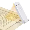 LED USB oplaadbare boek leeslamp helderheid verstelbare oogbescherming vouwen clip leeslamp draagbare bladwijzer nachtlichten