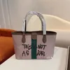 مصمم العلامة التجارية بشكل مشترك بين Hacker Project Series Bag Hourglass Keepall Tote Small Handbags Luxury Women Women Top Classic Womens حقائب مزدوجة G.