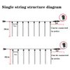 30cm 50cm防水流星シャワーrain 8/10チューブLEDストリングライト庭園の木EU / USプラグY201020のための屋外のクリスマスの装飾