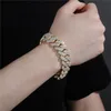 20mm 18-24 pouces Bling Chaînes CZ Pierre Large Cubain Chaîne Collier Bracelet Liens pour Hommes Punk Bijoux Chaînes