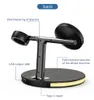 3 In 1 Magnetic Wireless charger Stand 15W Fast Charging Dock Station For Watch Cell Phone Headset