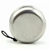 M89CProfessional Magique En Acier Inoxydable Argent Rond Yo-Yo Ball Jouets Avec Chaîne Cadeau G1125