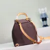 Plecak Nowy Mini Backpackd Kobiet Torebki Shouler Torba Cross Body Torebka Klasyczne Brązowe Skórzane Kobiet Torby Torebki Zakupy Tote