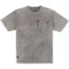 Summer Asutex Batik Vintage T-shirt Men Cargo Tshirt Heavy Washed Hip Hop Streetwear Plus Size 100% Cotton Tops 210716