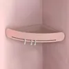 Bathroom Storage & Organization Triangular Rack Punch-Free Wall-Mounted Shower Shelf Holder Kitchen Organizer