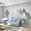 Wallpapers Noordse geometrische stijl behang eenvoudige moderne woonkamer slaapkamer slaapkamer tv achtergrond muur muurschildering papel de parede zelfklevend