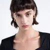ENFASHION C-shaped Piercing Earring Women Gold Color Cute Earrings 2021 Stainless Steel Kolczyki Fashion Jewelry Party E1229