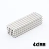 100pcs N35 Round Magnets 4x1mm Neodymium Permanent NdFeB Strong Powerful Magnetic Mini Small magnet