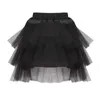 Spódnice 2022 Tiulle damskie elastyczne warstwy elastyczne letnie dorosłe spódnica tutu plisowana mini wysokiej jakości
