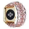 Cinturino in cristallo per Apple Watch Serie 5 4 3 2 Bracciale per gioielli a fascia IWatch 38/40/42 / 44mm Cinturino con diamanti
