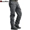 MAGCOMSEN Military Men's Casual Cargo Pants Cotton Tactical Black Work Trousers Loose Airsoft Shooting Hunting Army Combat Pants 211112