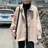 Мужские траншеи Coats японская весна 2022 г. шерстяная клетчатая ветряная ветка мужская корейская версия Trend Ins Jackt