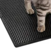 防水ペット猫のゴミのマット二重層のゴミ猫パッド捕獲ペットのゴミ箱マットのペット製品の猫の家の清潔な210713