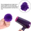 30Pcs/Set Colorful Pompoms Keychain Set Include 30 Faux Fur Pom Poms Balls 30 Tassels and 30 Key Rings for Keychain Bag Charm Ac G1019