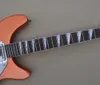 12 strängar semi-ihålig elektrisk gitarr med vit pickguard, rosewood fretboard