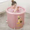 Tubos de banho Assentos para adulto espesso Banheira de banheira dobrável Barril inflável