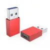 Metal USB3.1 Tipo-C Adaptador OTG Tipo C para USB 3.1 Conector de conversor de dados para todos os dispositivos Tipo C