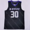 Basketball Jerseys Kansas State Wildcats Basketball Jersey NCAA College Makol Mawien Stockard III DaJuan Gordon Montavious Murphy Richmond Blackman Luke