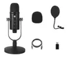 BM-86 Microphone for Laptop Mic Windows Cardioid Studio Recording Plug and Play Real-time Monitoring Intelligent Noise Reduction