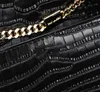 5A Women purse luxury designer handbag kate bags crocodile pattern real leather chain shoulder bag high quality tassel bag