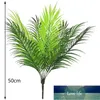 Plantas artificiais Palm Greenery Tropical Árvore Faux Palm Fronds Planta para Arranjo De Partido Decorações De Casamento 2 Pçs1 Preço de Fábrica Especialista Qualidade