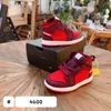 Classic 1 Chicago Red Mid lace up skateboarding Children Boy Girl Kid youth Basketball sports shoes skate sneaker size EUR24-35