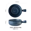 Dinnerware Sets Nordic With Handle Bowlhome Tableware Baking Bowl Ceramic Personality Oven Special Baked Rice Plate6329401