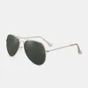 Unisex Alloy Full Frame Double Bridge Toad Glasses Polarized UV 400 All-match Retro Sunglasses
