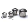 Seasoning bag tea infuser 304 stainless steel basket with cap hot pot cooking soup stew teapot mesh filter RRE10242