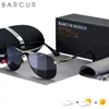 선글라스 Barcur Pochromic 고품질 남성 브랜드 디자이너 편광 된 태양 안경 운전 Mens UV400