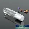 10ml Clear Glass Essential Oil Perfume Roller Ball Flaskor Roll på flaskor Travel Cosmetic Aromatherap