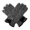 wool leather gloves men
