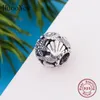 Fit Original Pandora Charm Bransoletka 100% 925 Silver Summer Beach Style Sea Star Shell Koralik do robienia kobiet Berloque 2020 q0531