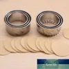 Dough Cutting Tool 3Pcs Cookie Pastry Maker Kitchen Gadgets Dumplings Wrappers Molds Cutter Stainless Steel Portable Baking & Tools Factory price expert design