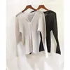 Women's Jackets Miyake Folds Pp Series Bat Long Sleeves One Button Coat Mesh Cardigan