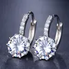 Boucles d'oreilles à l'élément de mode pour boucles d'oreilles de cristal coloré vintage strass déclaration bijoux de mariage femmes