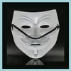 Party Masks brand Halloween Costume Horror Hacker Adt Male Dance Geek V Word Zombie Mask Ph057 Mix Order